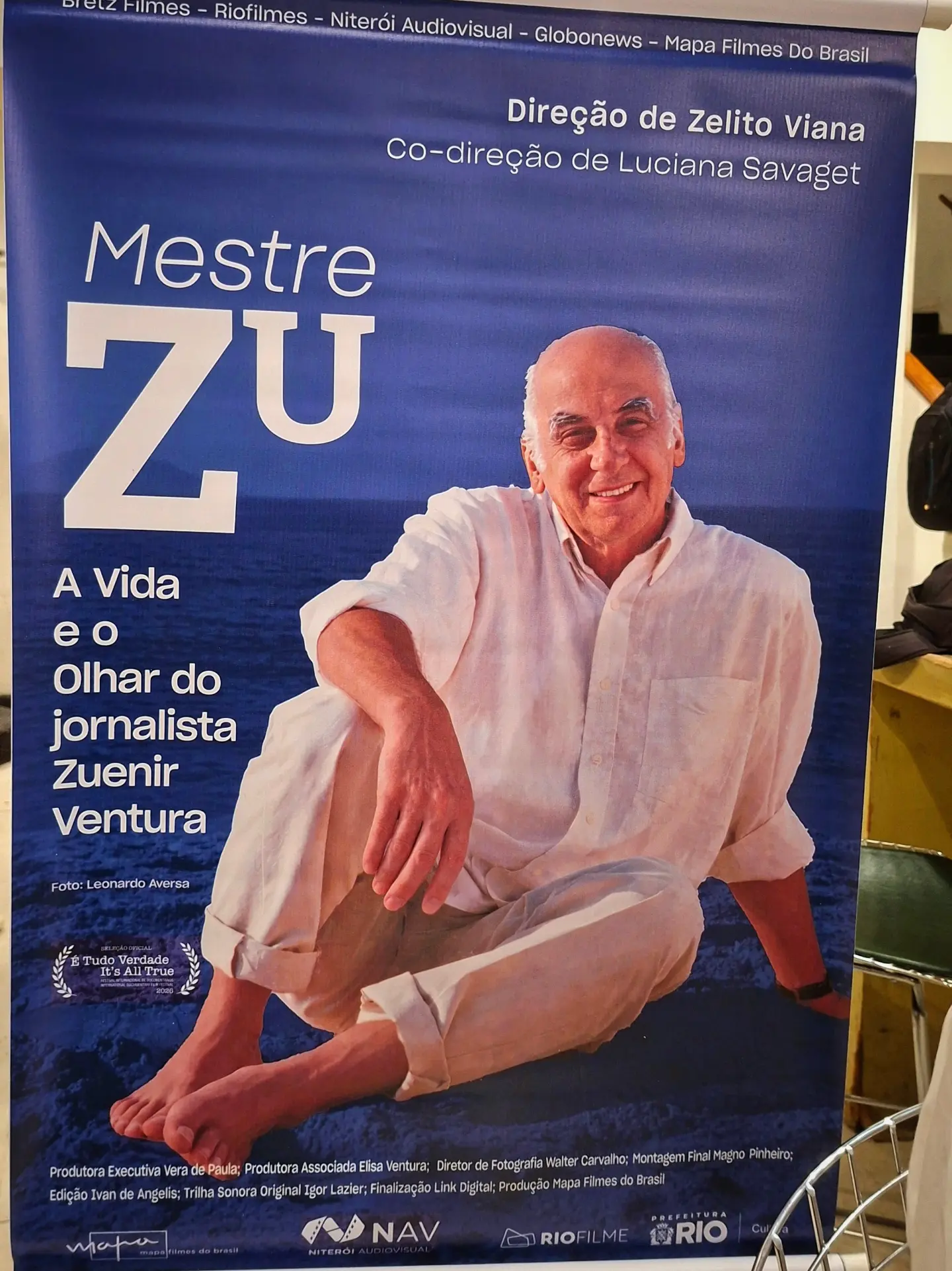 Cartaz do documentário Mestre Zu